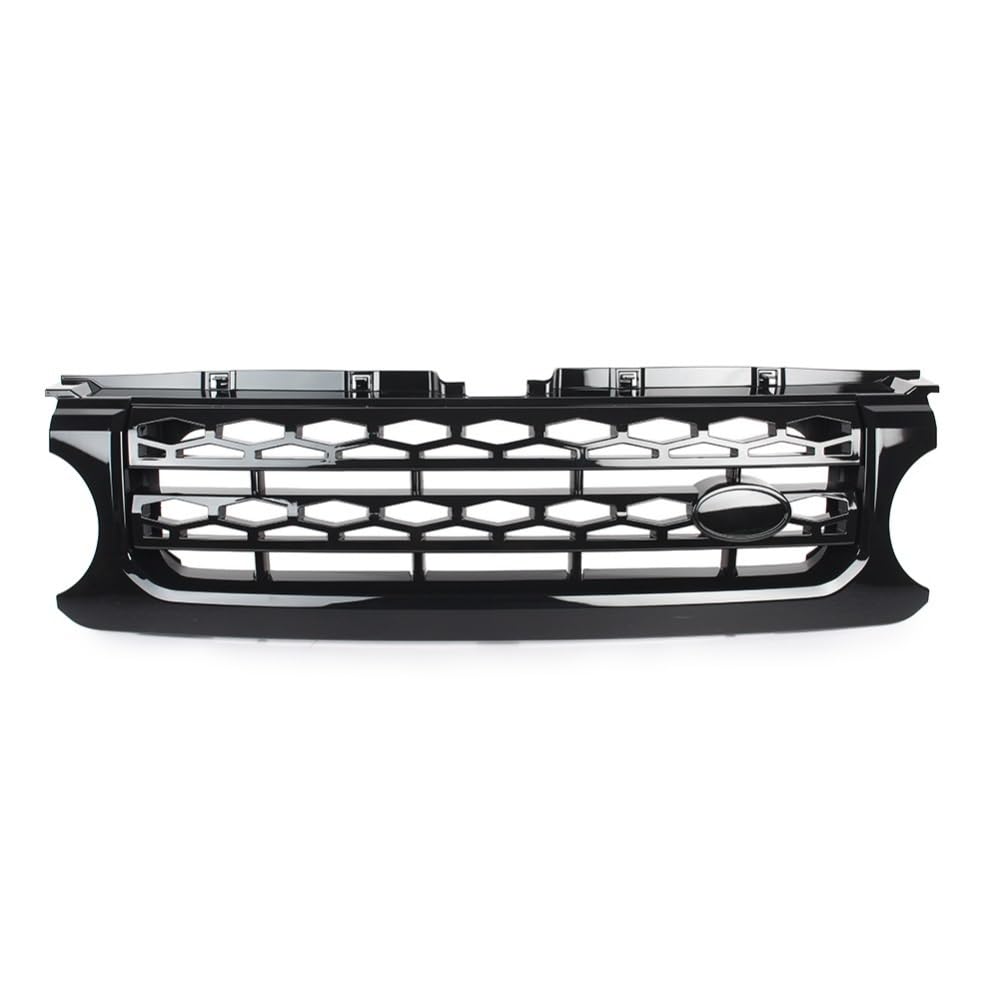 RAQXOLPB Kühlergrille Passend Kompatibel Mit Land Für Rover Für Discovery 4 LR4 2010 2011 2012 2013 Auto Oberes Mittelgitter Stoßfängergitter Kühlergrill Kühlereinlassgitter Ersatz von RAQXOLPB