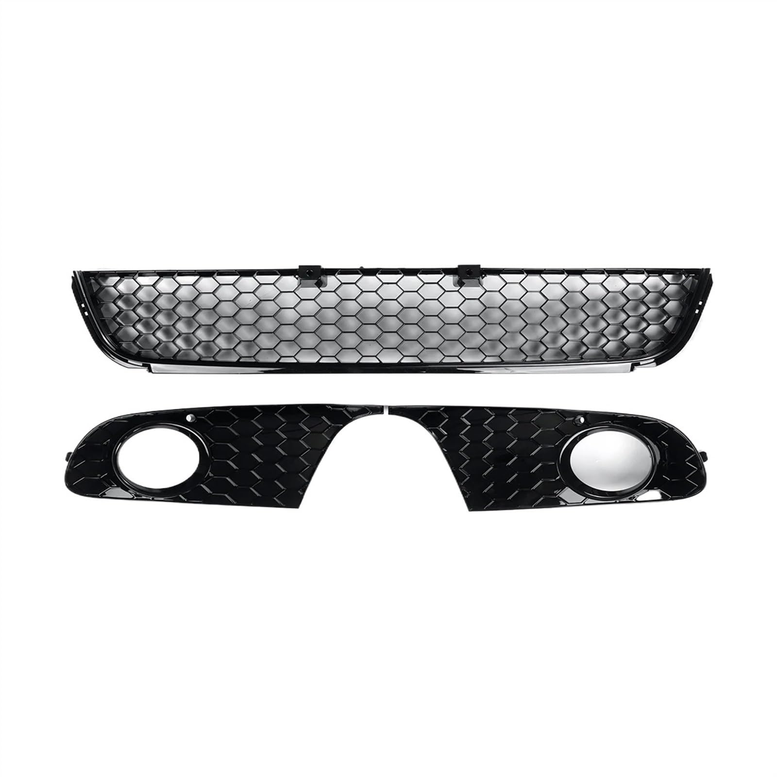 RAQXOLPB Kühlergrille Passend Kompatibel Mit VW Für Golf 6 MK6 2009 2010 2011 2012 2013 Frontstoßstangengitter Grill Nebelscheinwerferabdeckung Kühlergrill OEM: 5K0853665 5K0853666 von RAQXOLPB