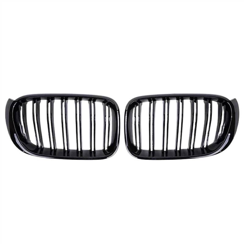 RAQXOLPB Kühlergrille Passend Kompatibel Mit X3 X4 F25 F26 2014 2015 2016 2017 Frontniere Doppelliniengrill Grill Ersatz Renngitter Autogrill Zubehör von RAQXOLPB