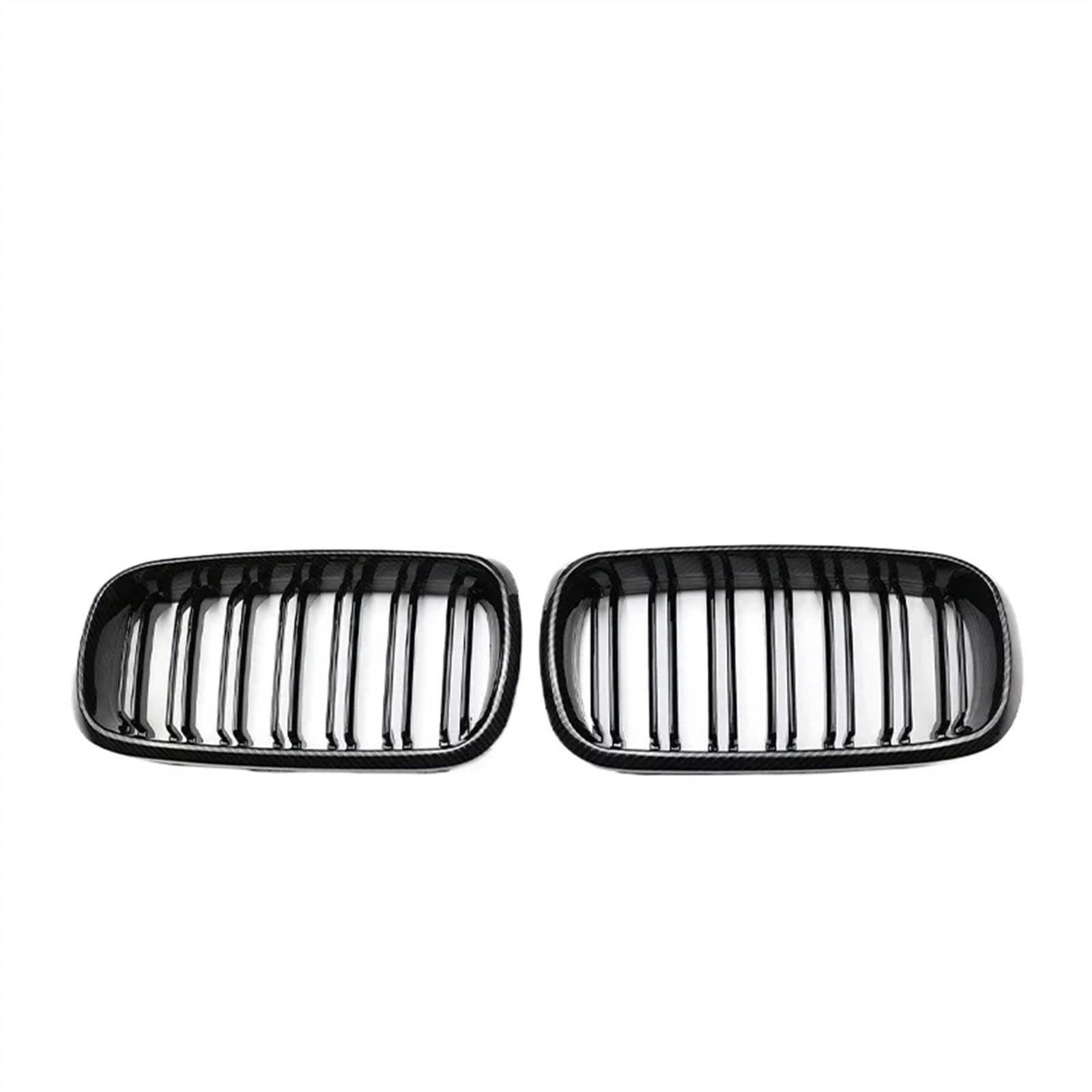 RAQXOLPB Kühlergrille Passend Kompatibel Mit X5 F15 X6 F16 2014 2015 2016 2017 2018 2019 X5M F85 X6M F86 2015 2016 2017 2018 2019 Auto-Stoßstangengitter, Einzel- Und Doppelstange(Dual Carbon Style) von RAQXOLPB