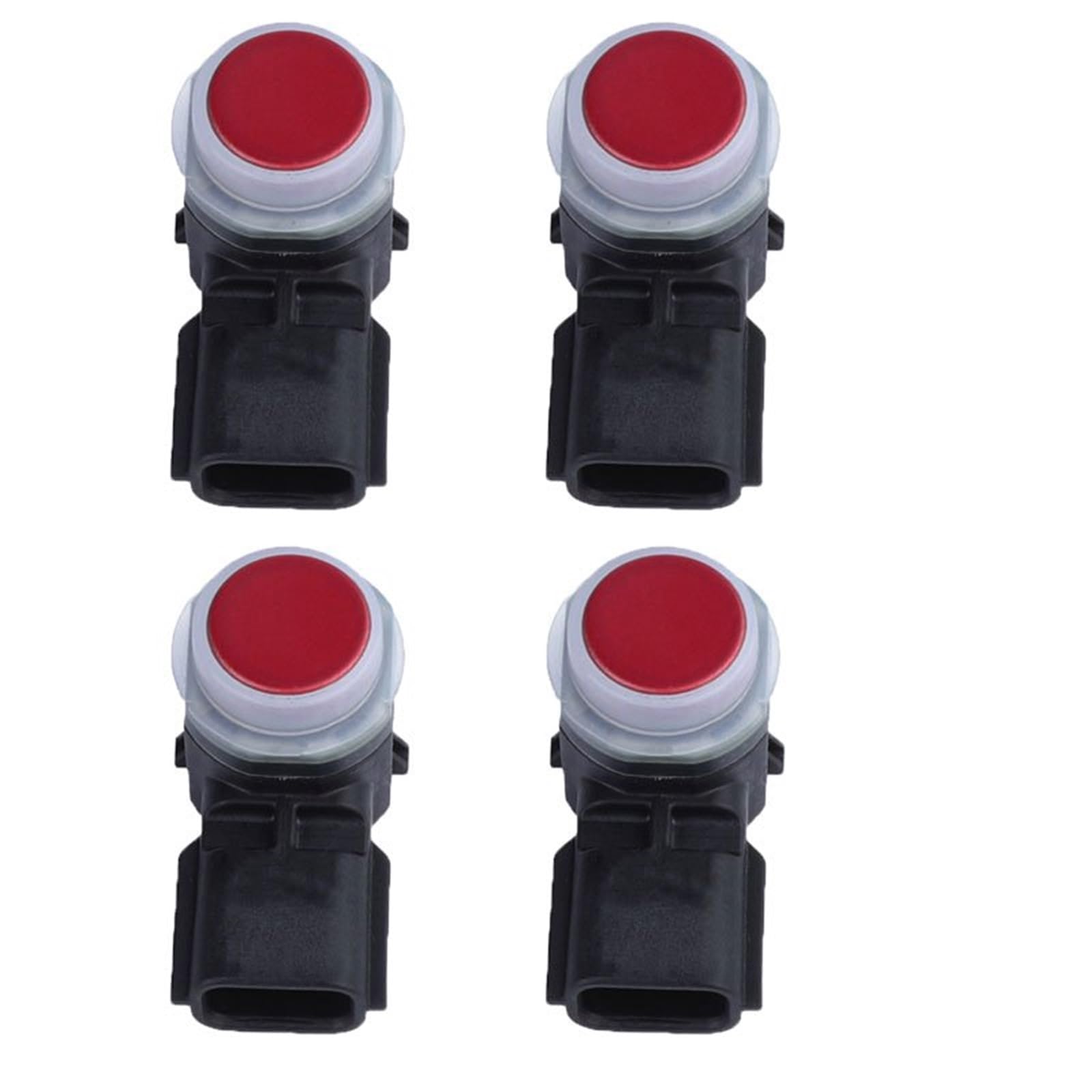 RAQXOLPB Parkhilfe Sensoren Kompatibel Mit Nissan Für Kicks Auto Einparkhilfe Sensoren Vorne Hinten Induktion Abstand Erkennung Ersatz OEM: 28438-5RA1A(Red,4Pcs) von RAQXOLPB