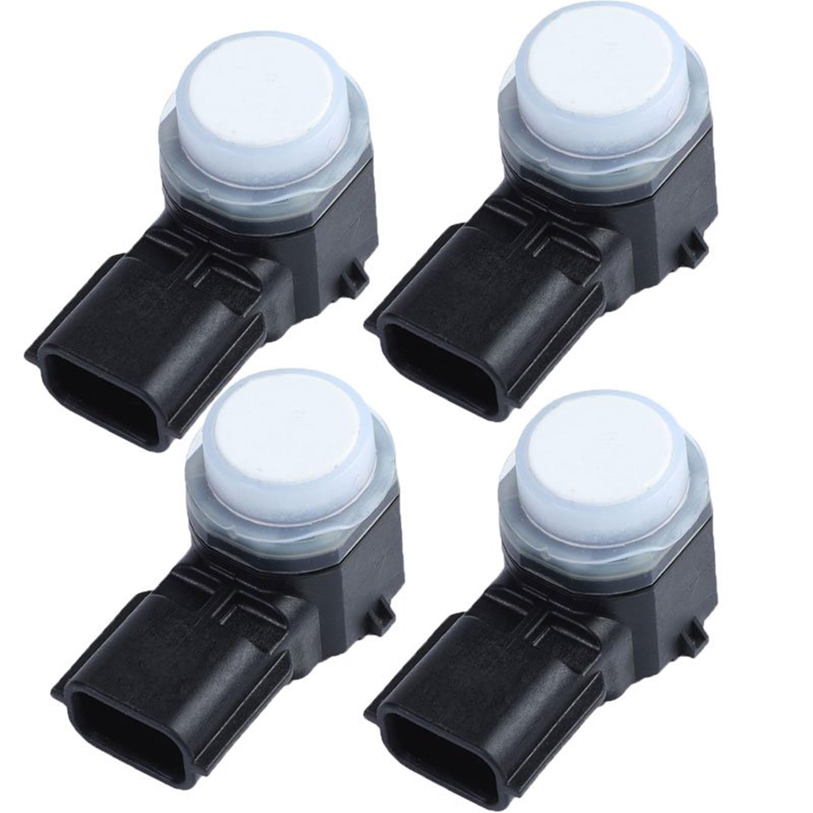 RAQXOLPB Parkhilfe Sensoren Kompatibel Mit Nissan Für Kicks Auto Einparkhilfe Sensoren Vorne Hinten Induktion Abstand Erkennung Ersatz OEM: 28438-5RA1A(White,4Pcs) von RAQXOLPB