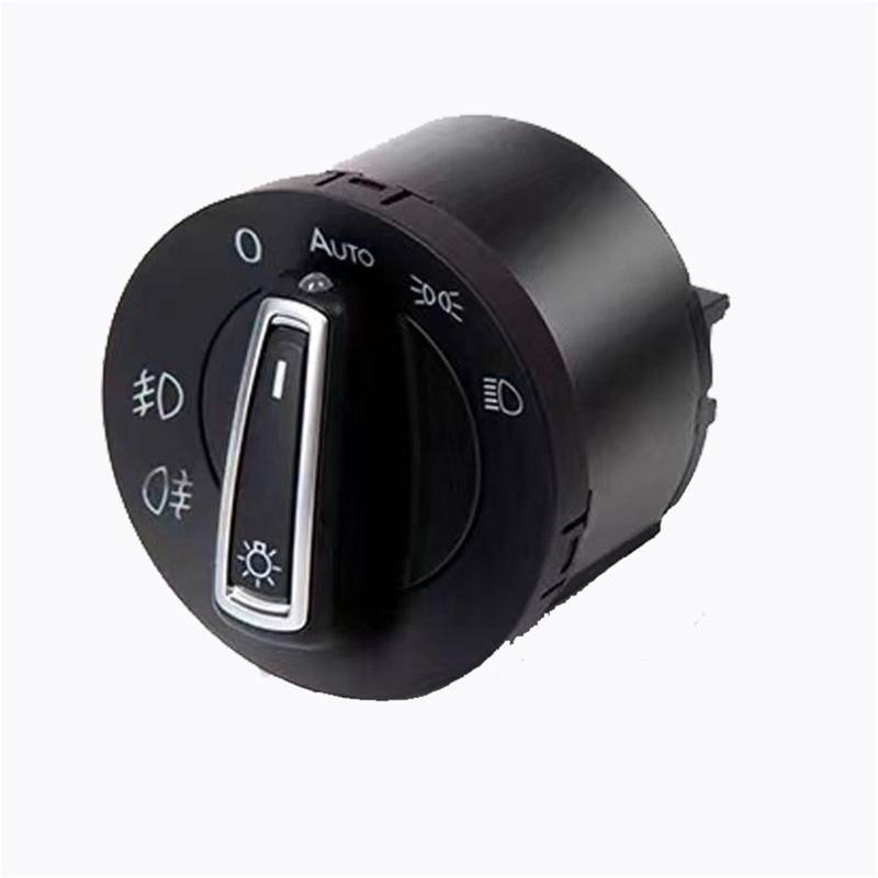 RAQXOLPB Scheinwerferschalter Compatible with VW Für J&etta A6 5C6 Für Golf Mk6 2010~2018 Headlight Automatic Switch Car Accessories Auto Light 1C0941531(10pin) von RAQXOLPB