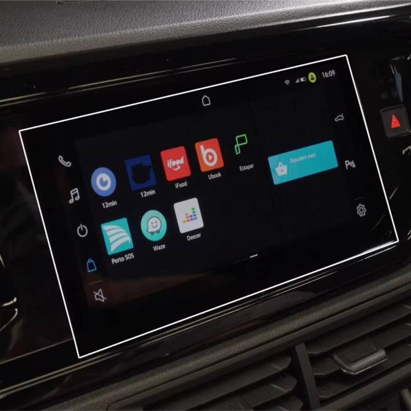 RAQXOLPB Schutzfolie Navi Bildschirm Kompatibel Mit VW Für Nivus 2021 Auto 10,1 Zoll Infotainment Auto Navigation Displayschutzfolie Aus Gehärtetem Glas Für Die Mittelkonsole von RAQXOLPB