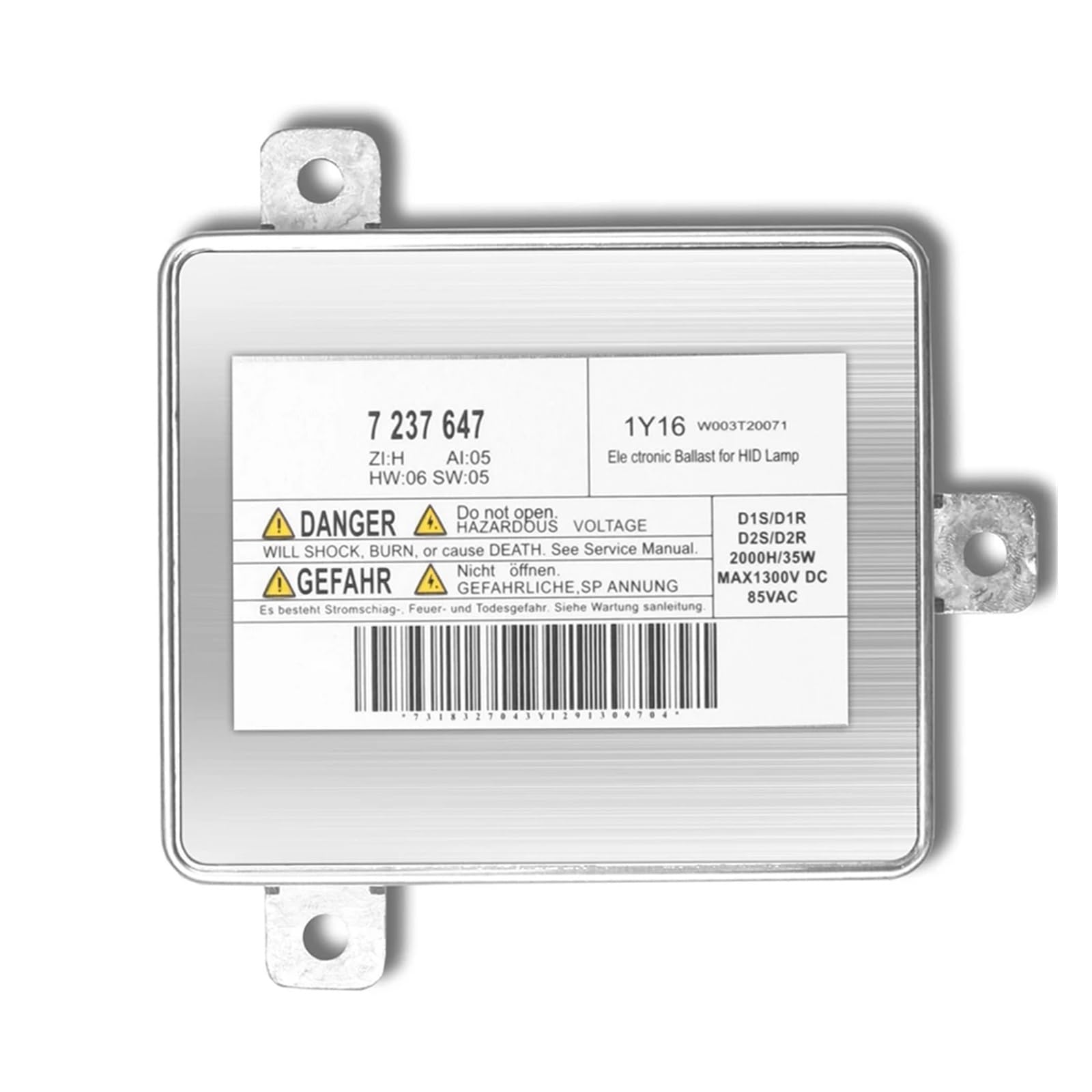 RAQXOLPB Vorschaltsteuergerät Kompatibel Mit F22 2013 2014 2015 2016 2017 2018 Hid-Steuergerät D1S D1R D2S D2R Xenon-Scheinwerfer-Vorschaltgerät 7237647 W003T20071 von RAQXOLPB