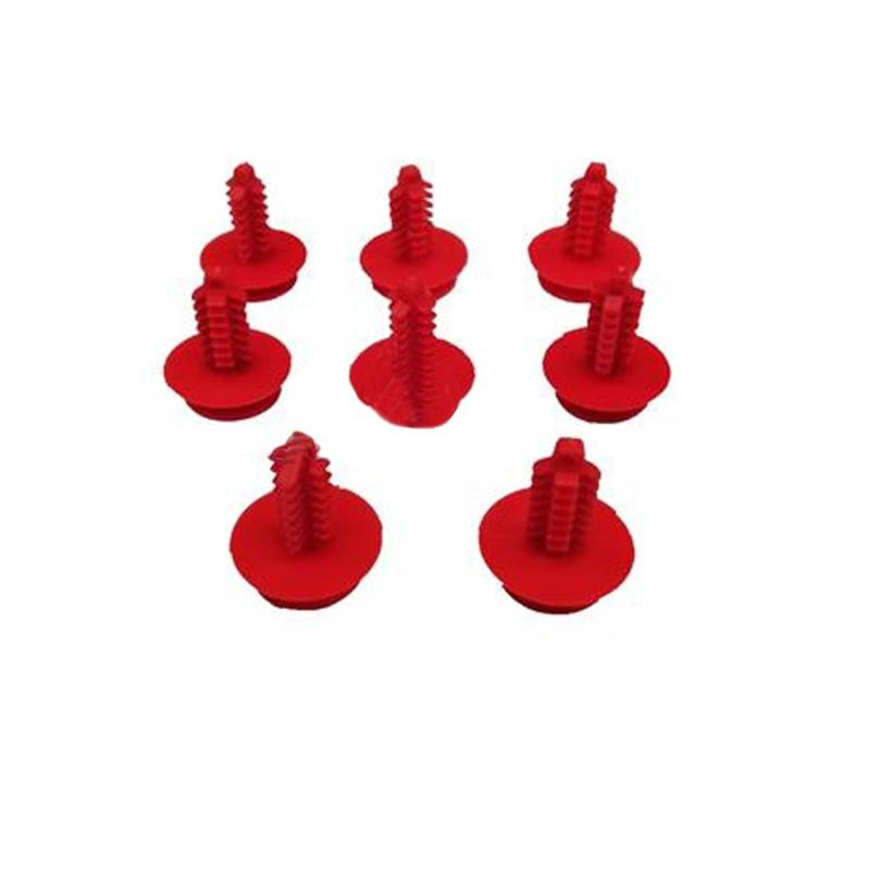 RAS RICAMBI AUTO STORE Set mit Clips für Türverkleidung (8 rote Stifte) kompatibel mit Iveco Eurocargo von 01-1991 bis 08-2003 von RAS RICAMBI AUTO STORE