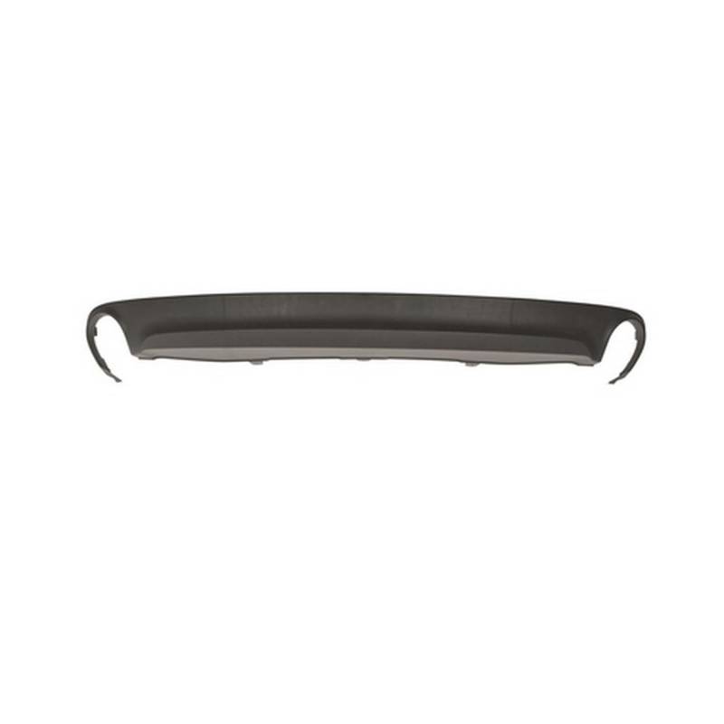 RAS RICAMBI AUTO STORE Spoiler Stoßstange hinten schwarz geprägt mit Einzelauspuff kompatibel mit A6 von 05-2004 bis 10-2008 von RAS RICAMBI AUTO STORE