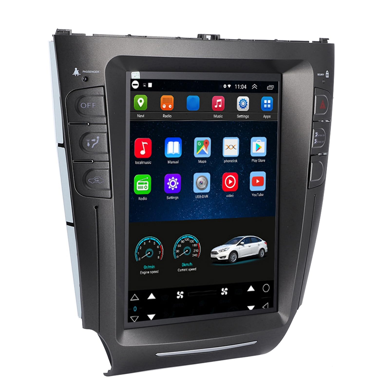 10,4 in Kapazitiven Touchscreen Autoradio GPS-Navigations System für IS200 IS250 IS300 IS350 2005-2012, Unterstützung, Wi-Fi, 2G 32G, Passt Standard Version von RASTKY