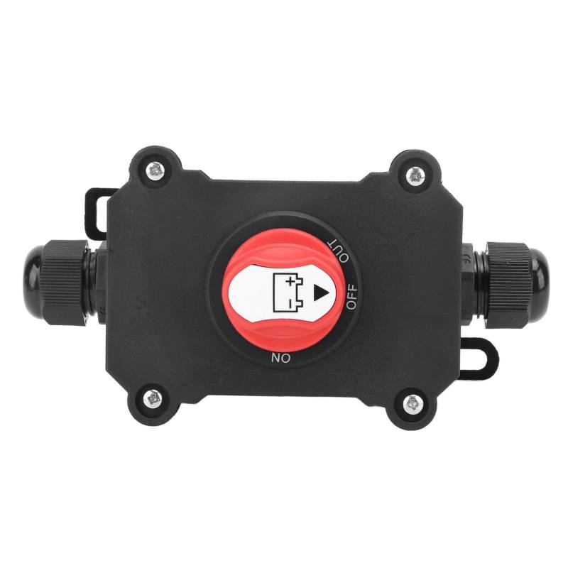 12-32V-Auto-Inline-Netzschalter, IP67 Wasserdichte Rote LED-Wippknopf, ABS-Material, für die Meisten Fahrzeuge Geeignet (100A) von RASTKY