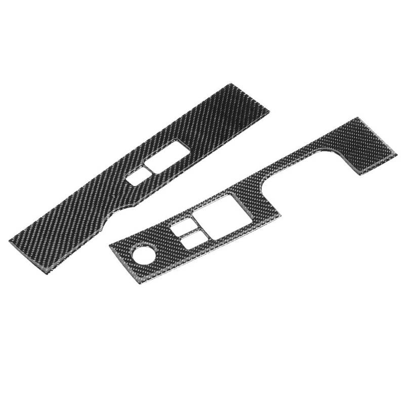 2 Stücke Carbon Fiber Fenster Schalter Panel Trim Abdeckung für 350Z 2006-2009 Auto Innen Dekoration von RASTKY