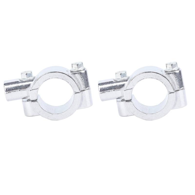 2pcs 25mm Motorradspiegel -Halterung, aus Aluminium mit Hoher Festigkeit für Motorrad -ATV -Scooter, Kompatibel mit 8 Mm 10 -Mm -Gewindegröße. (Silber M8) von RASTKY