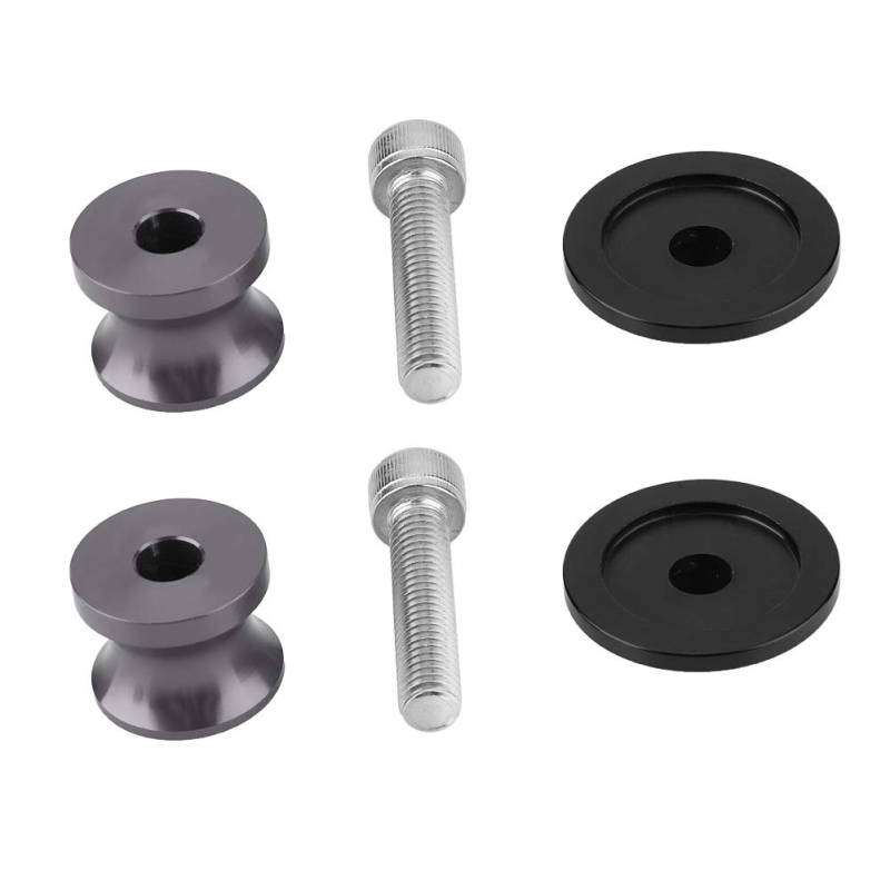 6 Mm Motorrad CNC Heckständer Schwung Arm Spool Sliders, Hart Anodierte, Stabil und Zuverlässig für Allgemeine Motorrad, CNC -Aluminiumlegierung, Verschiedene Farben, Packung von von RASTKY