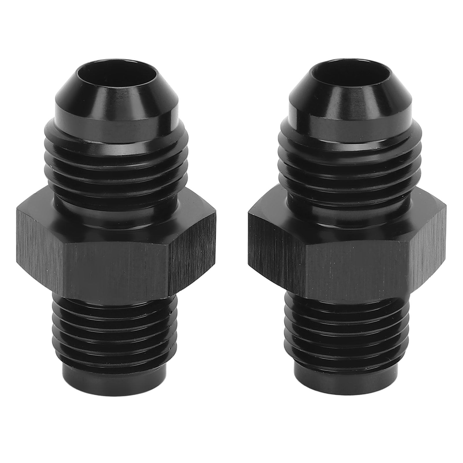 6An auf 1/2-20 Adapter, Metallstruktur, Getriebekühler-Adapter, Schwarz, für Getriebe und Kühler von RASTKY