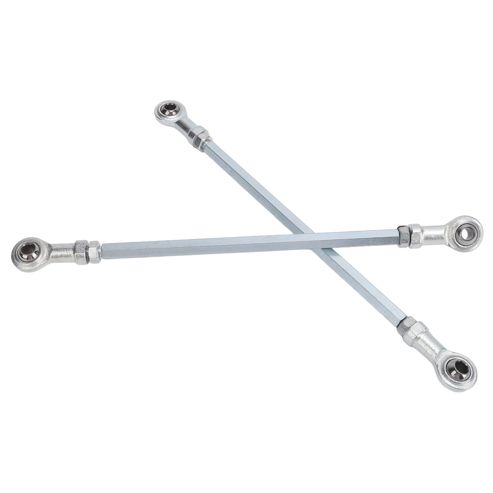 ATV-Tie-Rods-Kits, 280mm Stahl Legierung Silber Kugelgelenk-Binden-Kit, Lenkwellen-Krawatte, Quad-Dirt-Bike ATV Go Kart, Keine Speziellen Werkzeuge Erforderlich, Geeignet für die von RASTKY