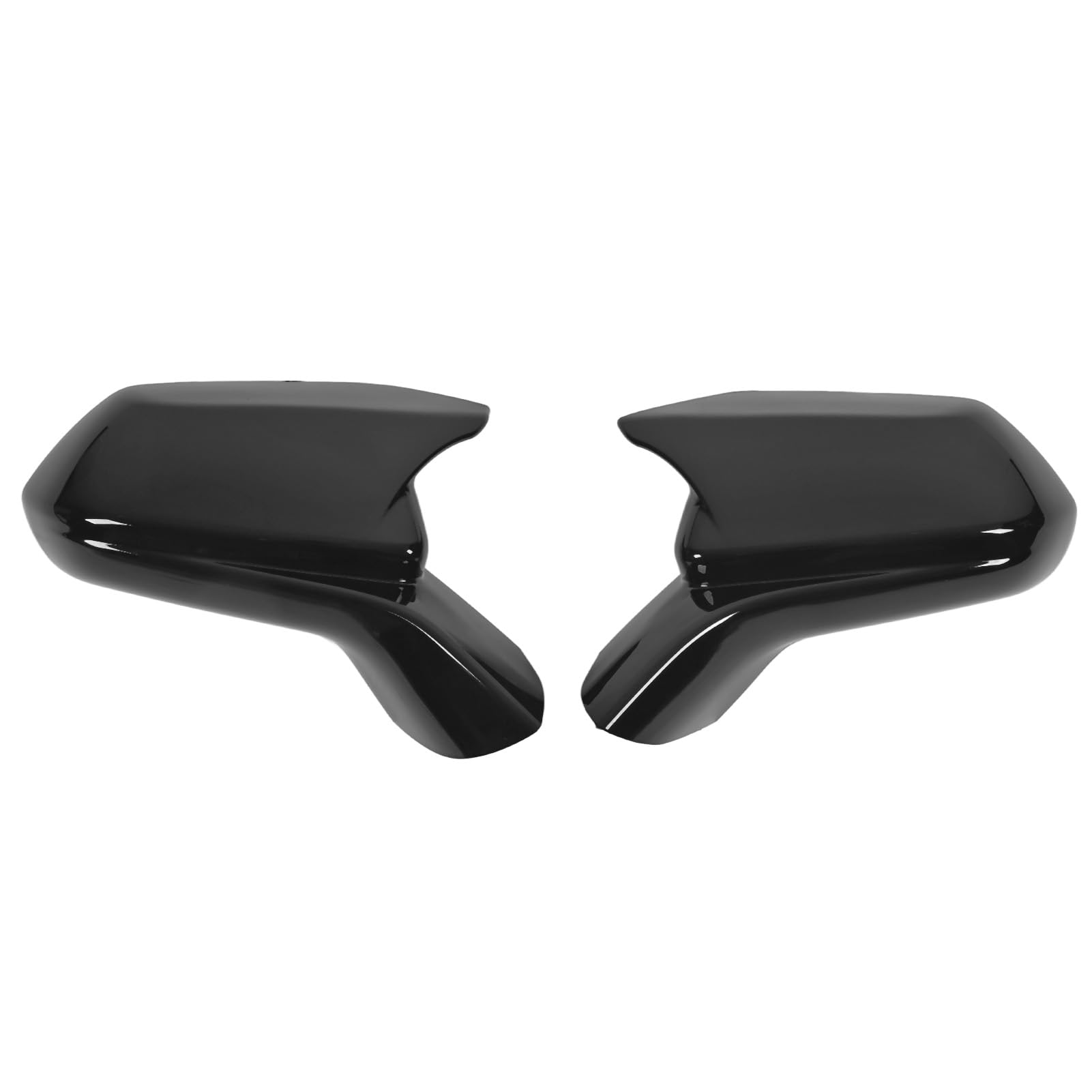 Mirror Housing Gloss Black Cover Cap -Paar Austausch für Camaro 2016–2023, 3D -Scanning, ABS -Material, Sportlicher Look Enhancer, Direkter Ersatzinstallation mit Eingefügterem von RASTKY