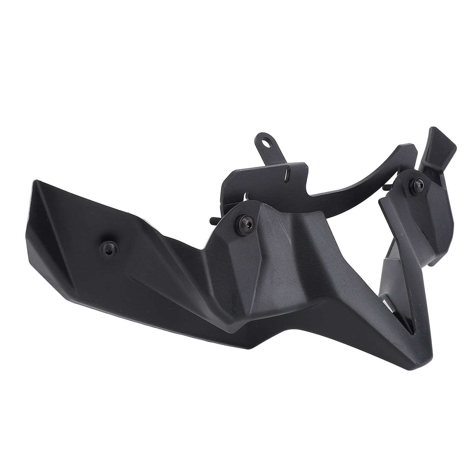 Motorrad Nackter Frontspoiler, Hochstabiler Abtriebsflügel für Z900 2020–2024 Fahrer (BLACK) von RASTKY