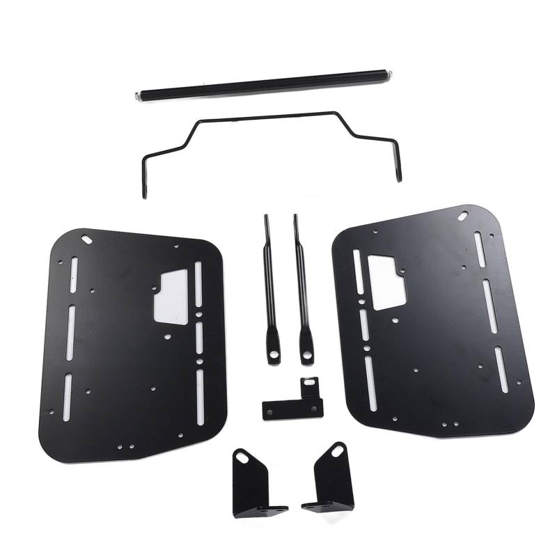 Motorrad-Seitenkoffer-Halterungs-Set, Robuste Aluminiumlegierung, Sichere Unterstützung, Motorrad-Seiten-Satteltaschen-Rack, Fahrer, Reisen von RASTKY