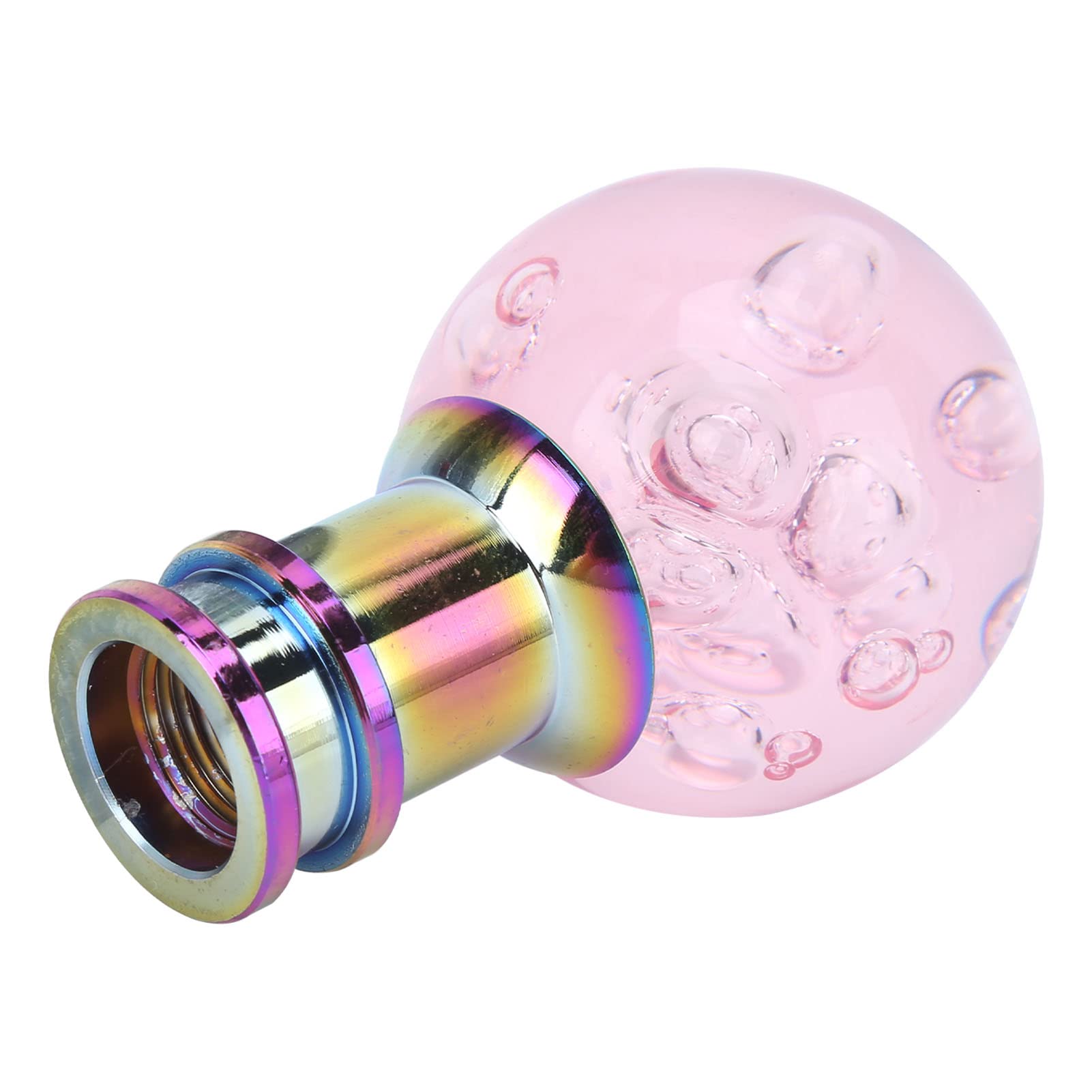 Pink Crystal Bubble Schaltknauf Universal-Schalthebel mit 3 Adaptern von RASTKY