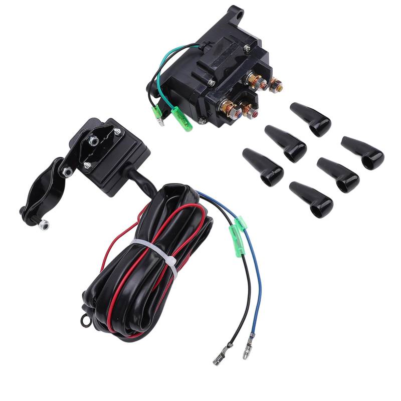 Winch Relay -Schütze, Safe Performance Kit 12V 250a, mit Daumenschalter für Truck UTV 5000 Bis 7000 Lbs Winch von RASTKY