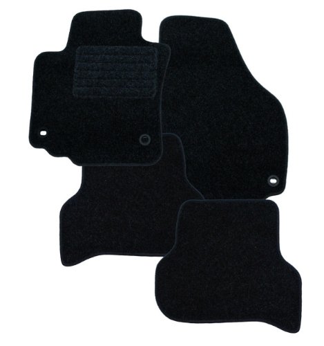 RAU AMAKS0260 Tapis de Sol Fait sur Mesure "Aktiv Noir" pour Eos Cabriolet à Partir de 05/2006 avec fixation en devant (Ovale) von RAU