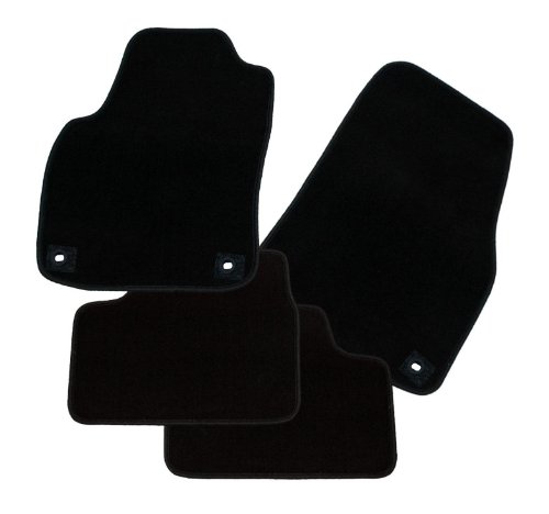 RAU AMBRS0151 Tapis de sol Fait sur mesure "BRILLANT noir" pour Meriva voiture Ãƒ 5 portes 5/2003-05/2010 avec fixation en devant von RAU