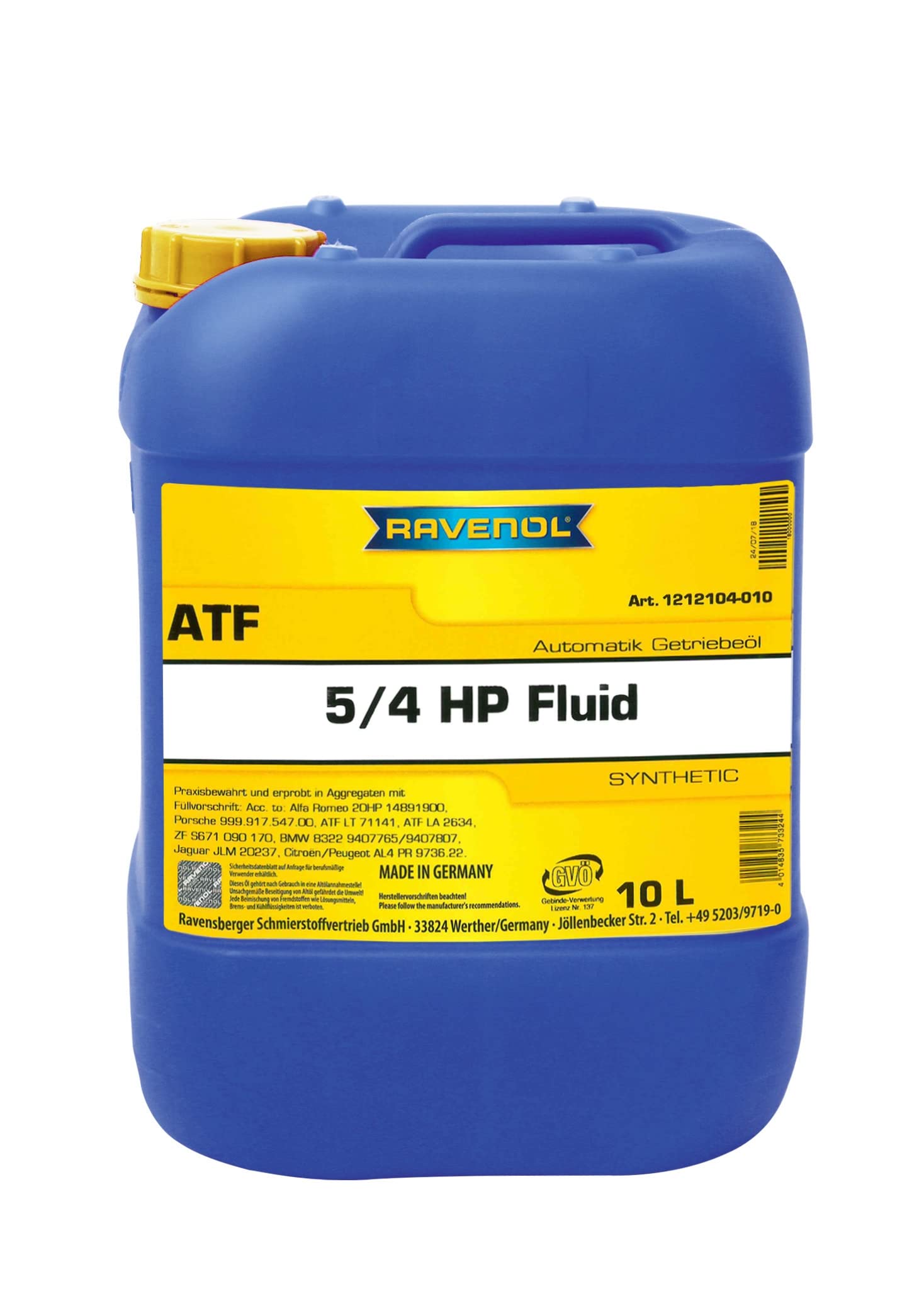 RAVENOL ATF 5/4 HP Fluid von RAVENOL