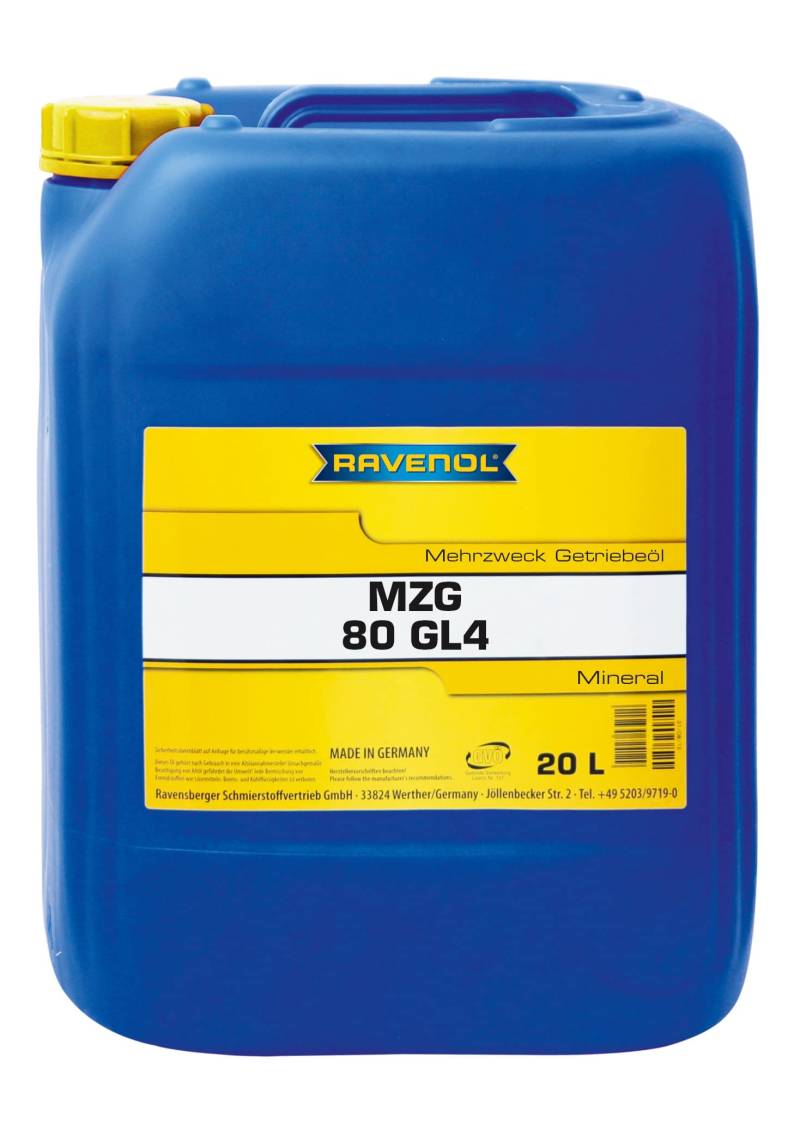 RAVENOL Getriebeoel MZG SAE 80 GL-4 von RAVENOL