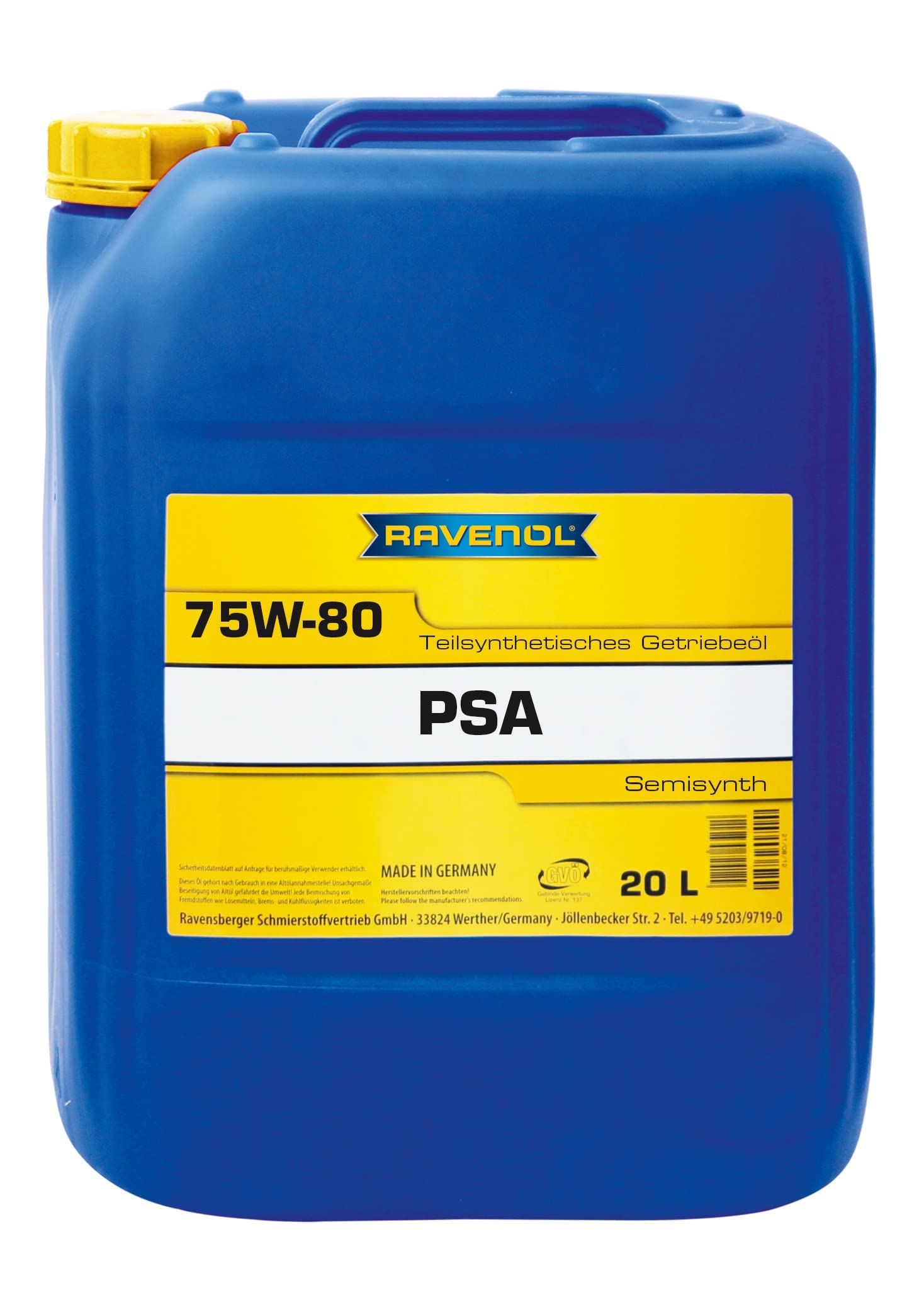 RAVENOL Getriebeoel PSA SAE 75W-80 von RAVENOL