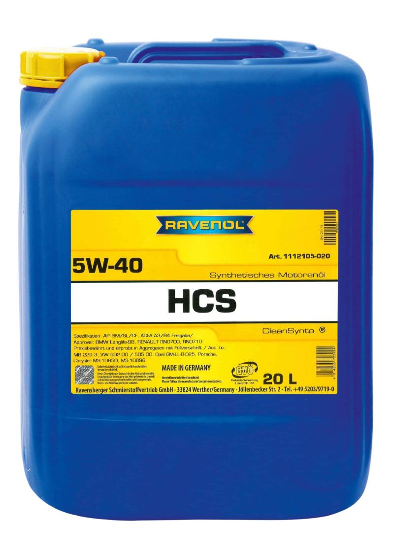 RAVENOL HCS SAE 5W-40 von RAVENOL