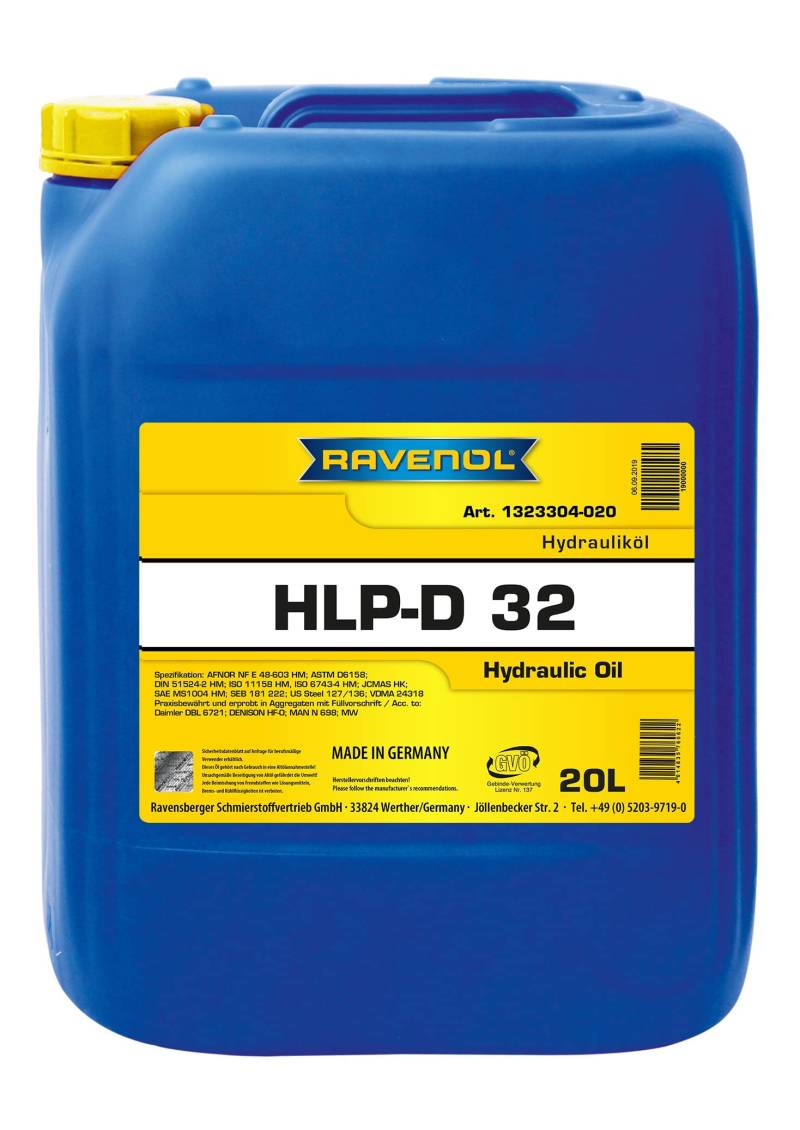 RAVENOL Hydraulikoel HLP-D 32 von RAVENOL