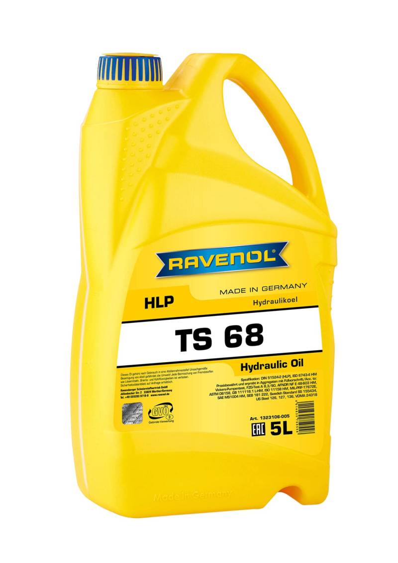 RAVENOL Hydraulikoel TS 68 (HLP) von RAVENOL