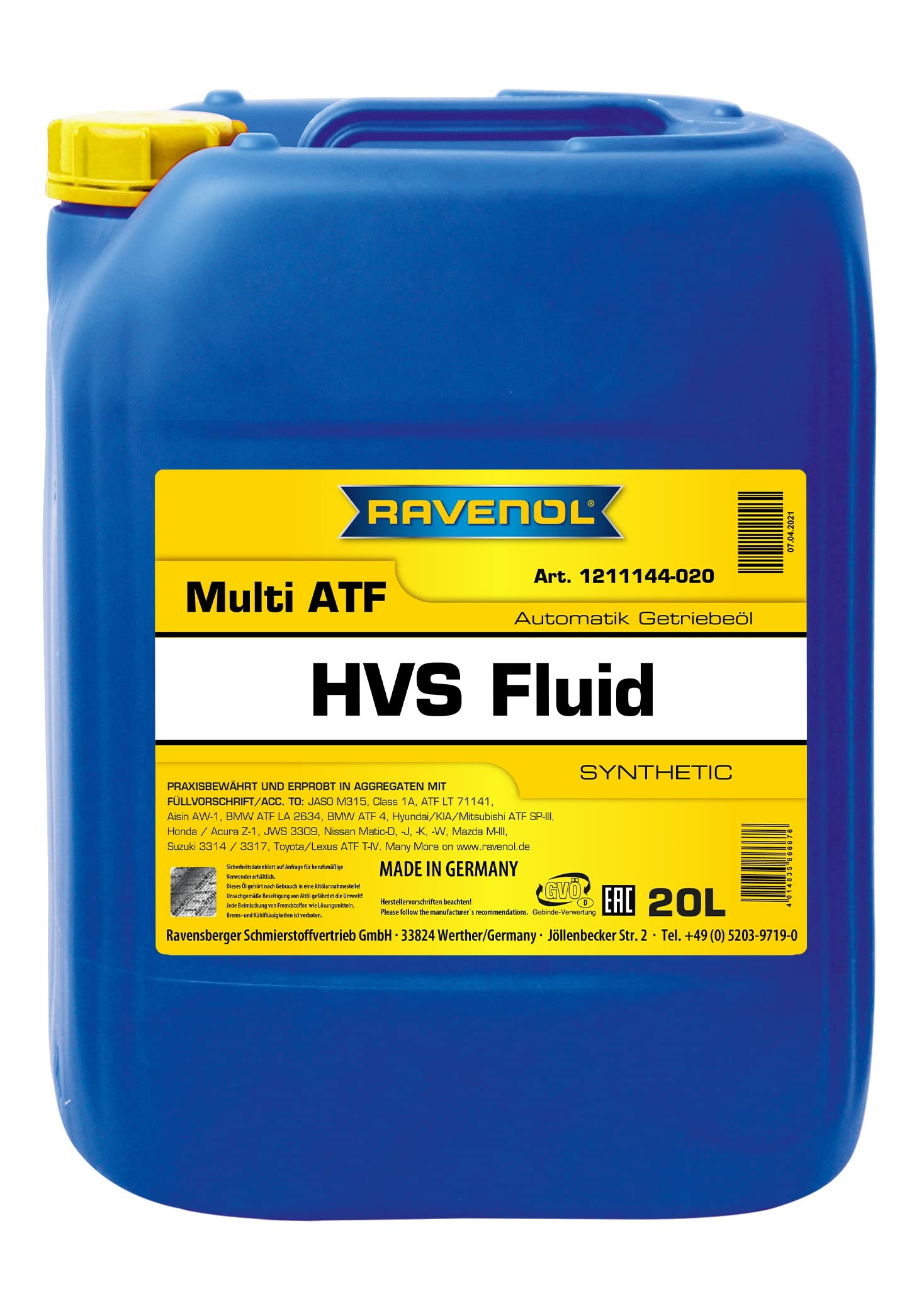 RAVENOL Multi ATF HVS Fluid von RAVENOL