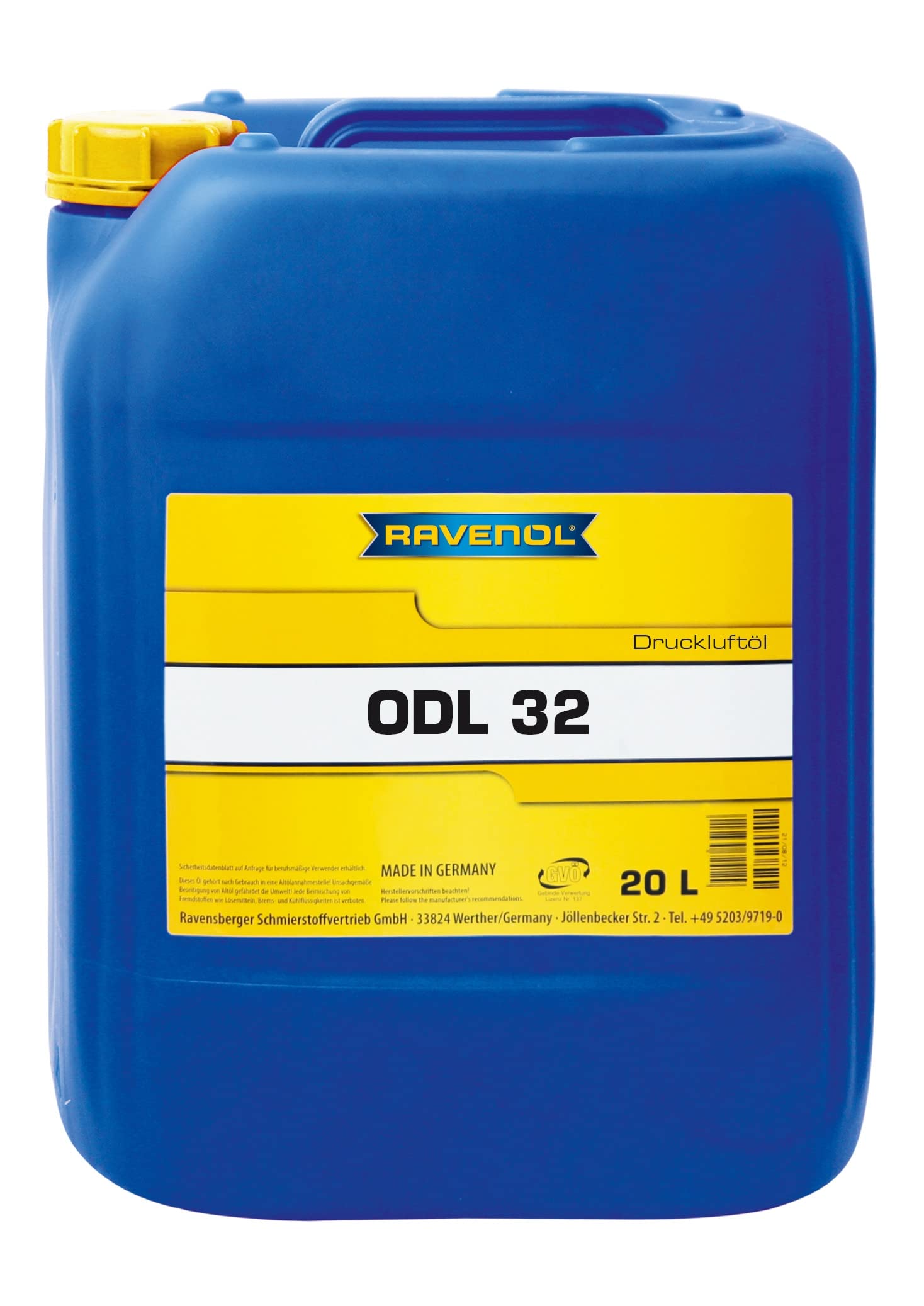 RAVENOL ODL 32 Druckluftoel von RAVENOL