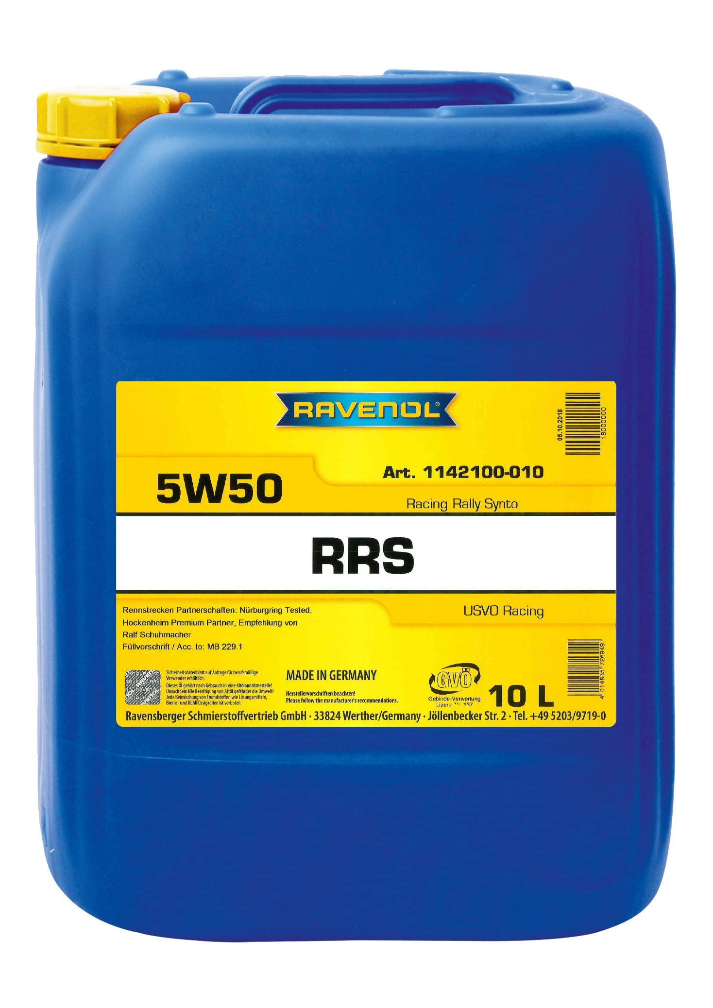 RAVENOL RRS SAE 5W-50 von RAVENOL