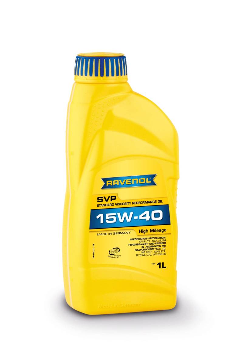 RAVENOL SVP Stand Viscos Perform Oil SAE 15W-40 von RAVENOL