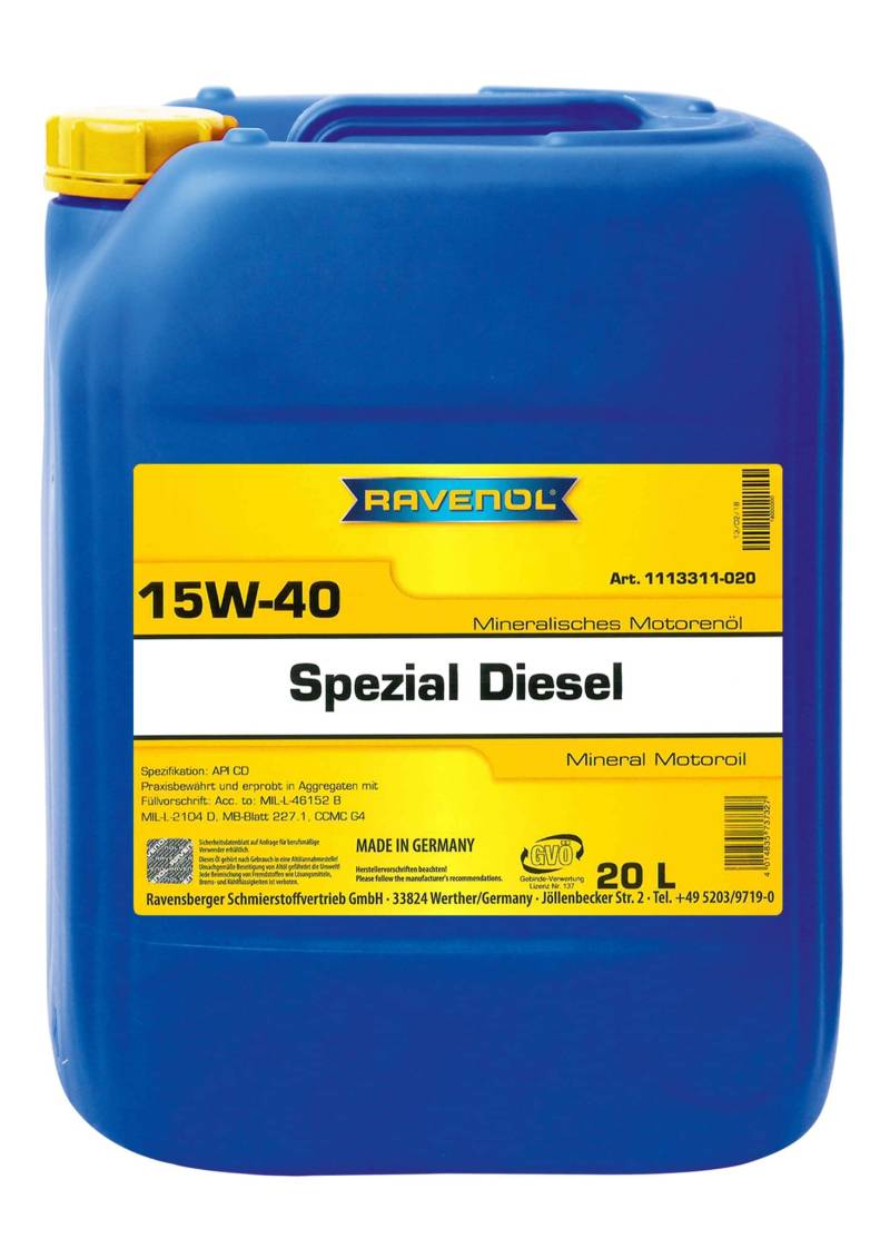 RAVENOL Spezial Diesel SAE 15W-40 von RAVENOL