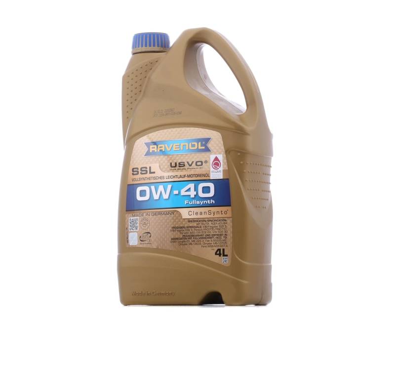 RAVENOL Super Synthetik Öl SSL SAE 0W-40 von RAVENOL