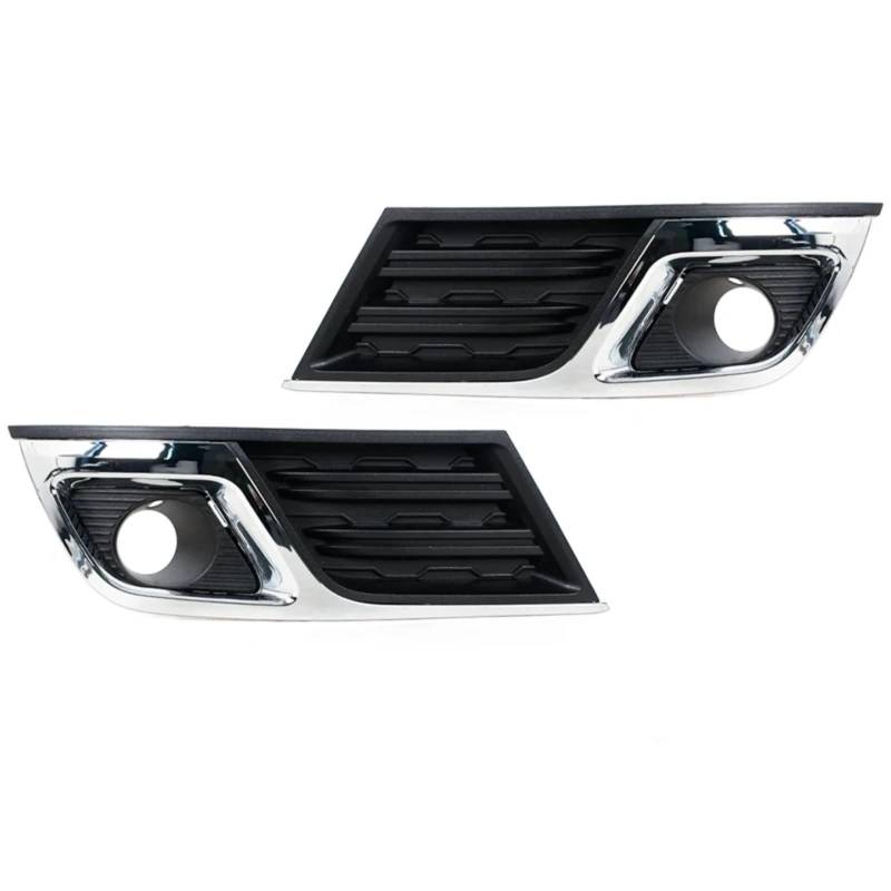 Auto Nebelscheinwerfer Gitter Kompatibel Mit Chevy Für Traverse 2013 2014 2015 2016 2017. Nebelscheinwerferrahmen, Vordere Stoßstange, Untere Chrom-Grill-Lünettenabdeckung(2PCS left and right) von RAVTAKL