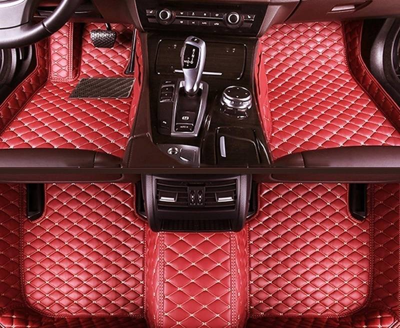 Kompatibel Mit Mercedes Für Benz A-Klasse Für W176 A45 AMG 2013 2014 2015 2016 2017 Auto-Fußmatten, Rutschfester Teppich, Luxuriöses Fußpolster-Set, Teppich-Fußraummatten Auto Fußmatten(3,RHD) von RAVTAKL