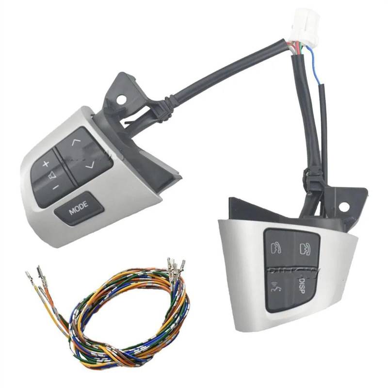 LenkradSteuerschalterTast Kompatibel Mit Toyota Für RAV4 2011 2012 2.4 Für RAV4 2013 2.0AT Auto-Lenkradschalter-Zubehör Bluetooth-Lautstärkeregler-Taste(2) von RAVTAKL