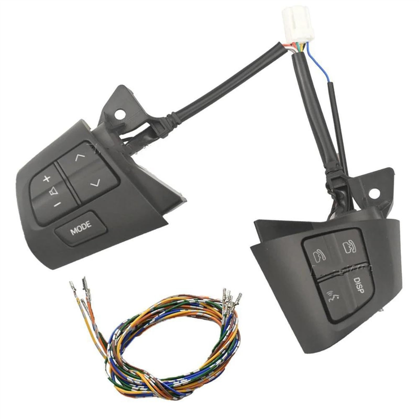 LenkradSteuerschalterTast Kompatibel Mit Toyota Für RAV4 2011 2012 2.4 Für RAV4 2013 2.0AT Auto-Lenkradschalter-Zubehör Bluetooth-Lautstärkeregler-Taste(color1) von RAVTAKL