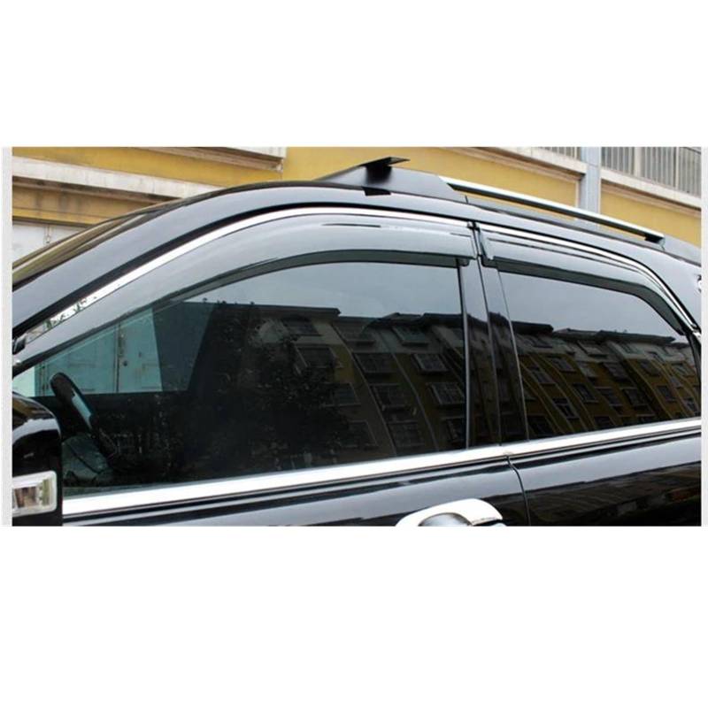 RAVTAKL Fenstervisier Kompatibel Mit Hyundai Für Santa Fe IX45 2013 2014 2015 4 Stück Autofensterabweiser Visierabdeckungen Vent Shade Regen Sonnenschutz Unterstände von RAVTAKL