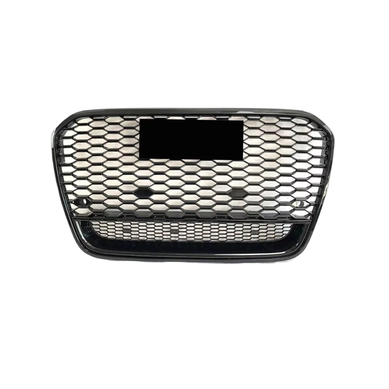 RAVTAKL Front Grill Kompatibel Mit A6 S6 C7 2012 2013 2014 2015, Auto-Kühlergrill, RS-Stil, Frontstoßstangengrill, Racing-Grills, Haubengitter, Auto-Frontgrill-Teile(All Glossy Black) von RAVTAKL