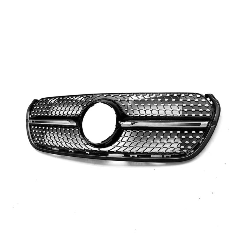 RAVTAKL Front Grill Kompatibel Mit Benz Für BR470 X470 W470 X-Klasse 2018 2019 2020 2021 2022 Auto Diamant Stil Front Stoßstange Kühlergrill Haube Racing Grill Front Grille(Black) von RAVTAKL