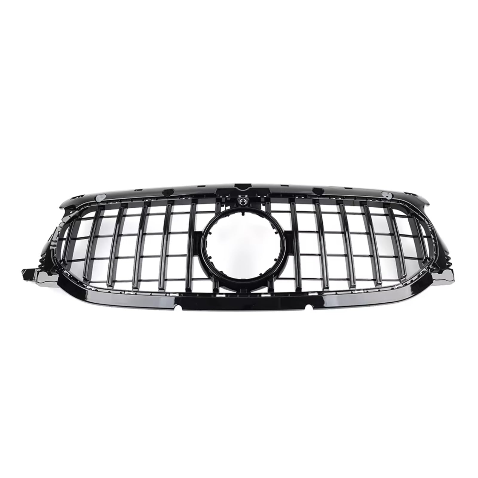 RAVTAKL Front Grill Kompatibel Mit Benz Für H247 GLA200 GLA250 GLA-Klasse 2020 2021 2022 2023, Auto-Frontstoßstange, Haubengrill, GT-Stil, Renngrill, Autozubehör(Black) von RAVTAKL