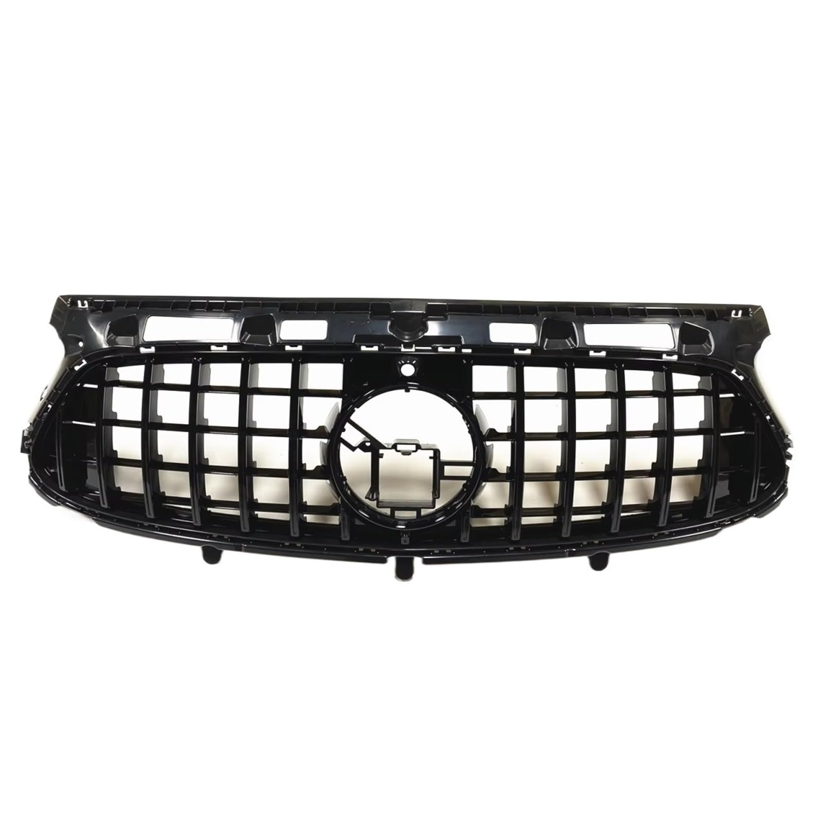 RAVTAKL Front Grill Kompatibel Mit Benz Für H247 GLA220 GLA250 GLA35 GLA45 GLA-Klasse 2020 2021 2022 2023 Auto-Frontgrill, Obere Stoßstangenhaube, Netzgrill(Black) von RAVTAKL