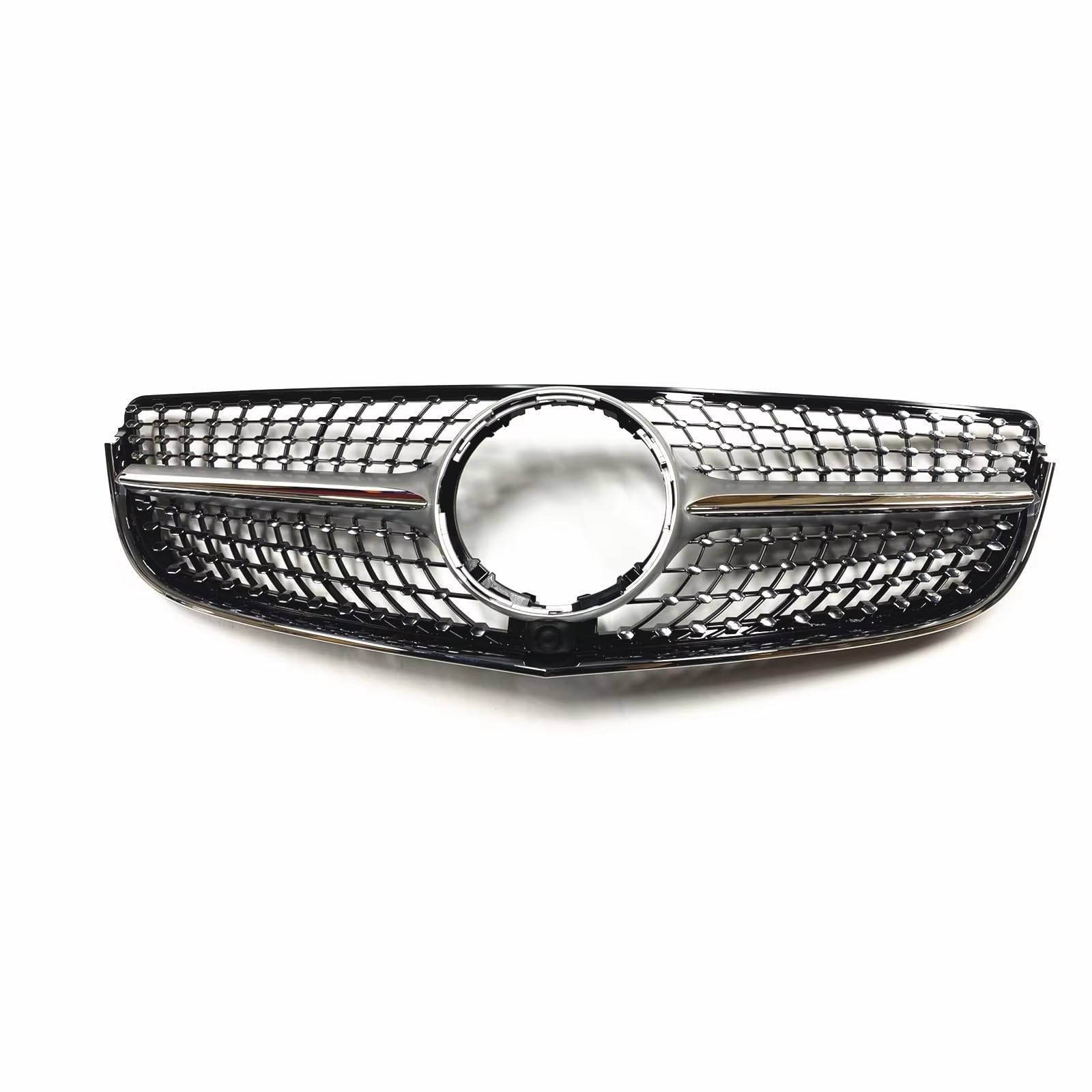 RAVTAKL Front Grill Kompatibel Mit Benz Für W207 C207 A207 Coupe 2 Tür 2014 2015 2016 2017 Für E200 E250 E400 E500 Auto-Frontgrill, Obere Stoßstangenhaube, Netzgrill(Silver) von RAVTAKL