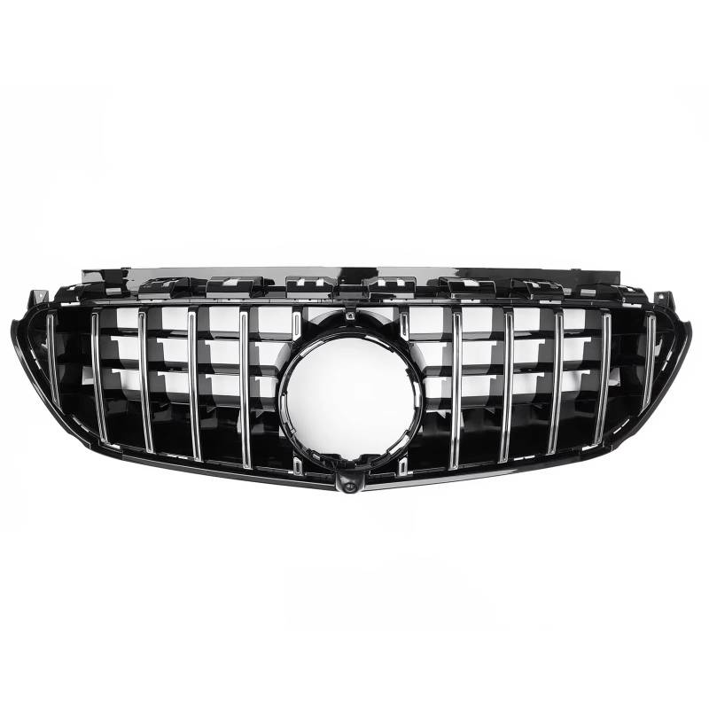 RAVTAKL Front Grill Kompatibel Mit Benz Für W213 2016 2017 2018 2019 2020 Für E63 Für AMG Auto-obere Stoßstange Ansaughaube Mesh Grid Grills Frontgrill Racing Grills(Silver) von RAVTAKL