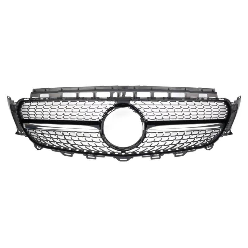 RAVTAKL Front Grill Kompatibel Mit Benz Für W213 C238 2016 2017 2018 2019 Für E180 E200 E220 E300 E350 E400 E450 Auto-Frontstoßstange Renngitter Frontgrill(Black,Diamonds) von RAVTAKL