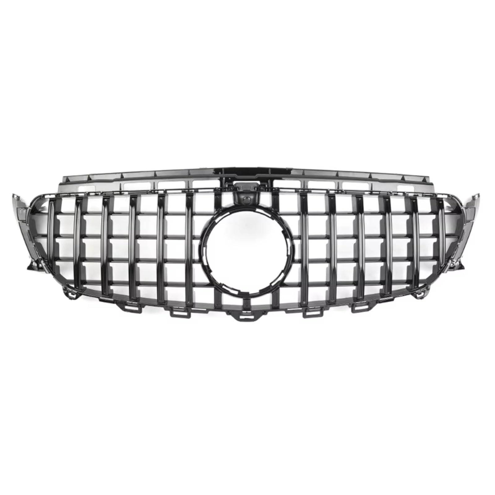 RAVTAKL Front Grill Kompatibel Mit Benz Für W213 C238 2016 2017 2018 2019 Für E180 E200 E220 E300 E350 E400 E450 Auto-Frontstoßstange Renngitter Frontgrill(Black,GT) von RAVTAKL